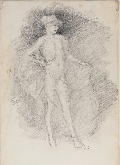 Stehende Figur, ca. 1890 von James Abbott McNeill Whistler